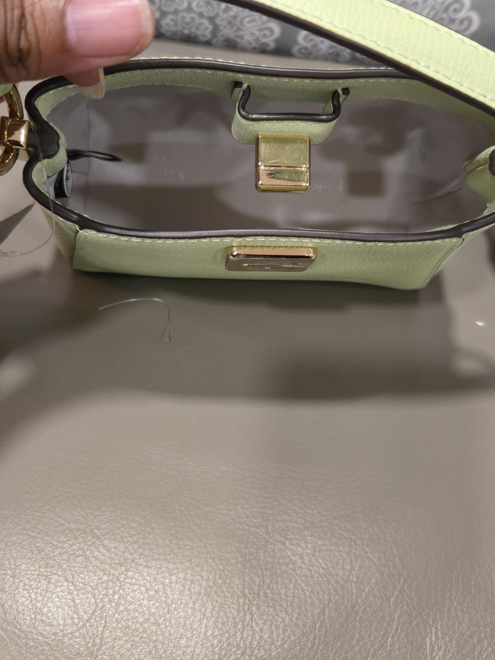 Kate Spade Pastel Green Mini Crossbody with Cardholder - Picture 7 of 13